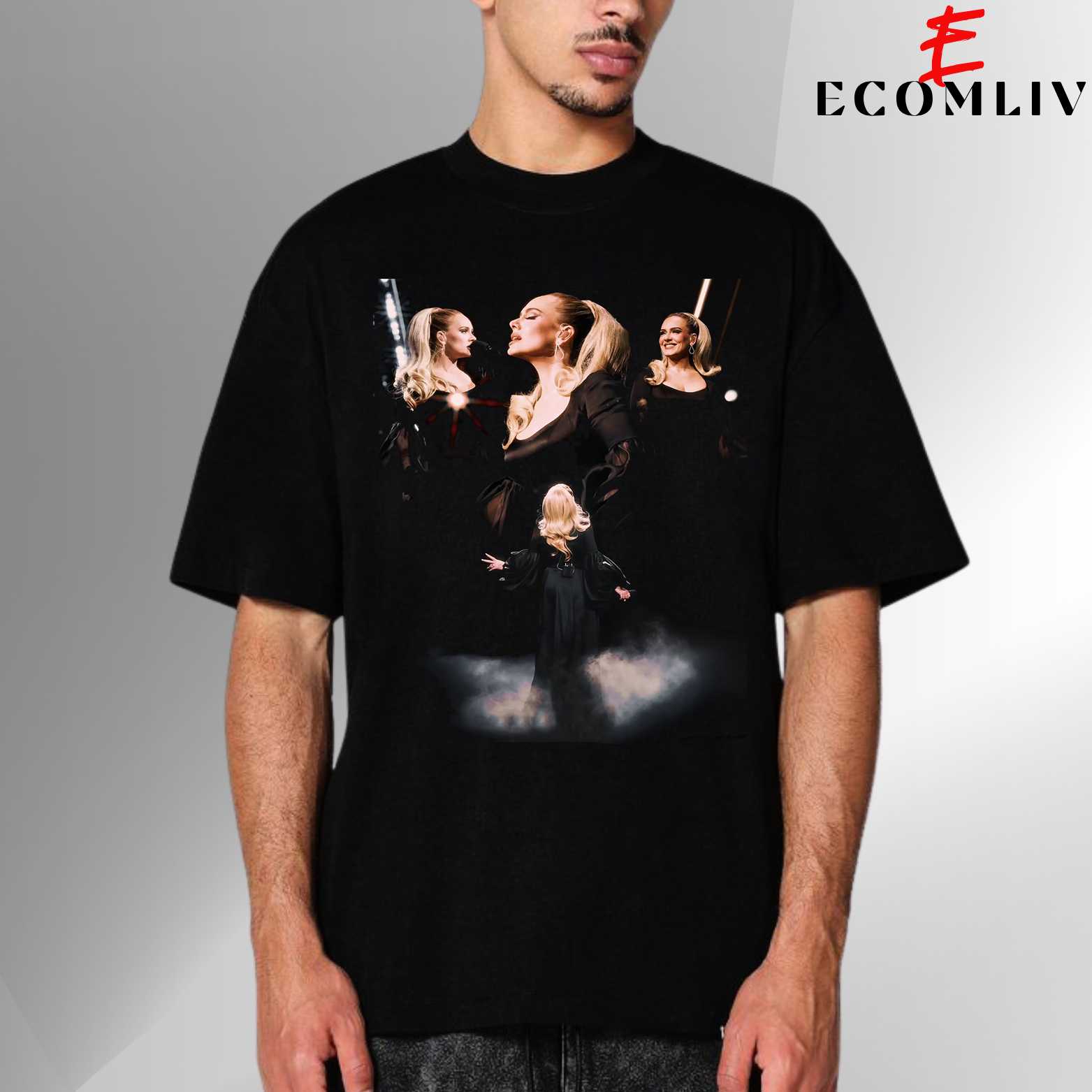 Adele Tour Graphic Tee, Unisex T-Shirt, Pop Star Album Streetwear